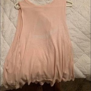pink free people tank top